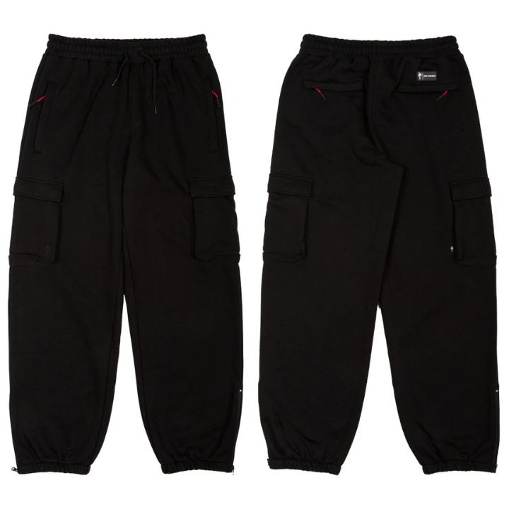 SWEATPANT CARGO TECH - BLK